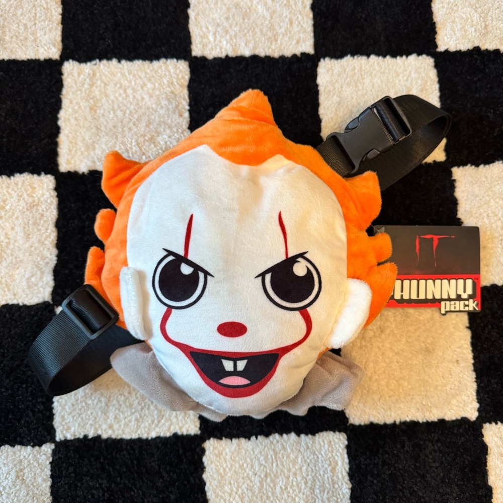 IT Pennywise Kidrobot Phunny Plush Crossbody Bag Purse